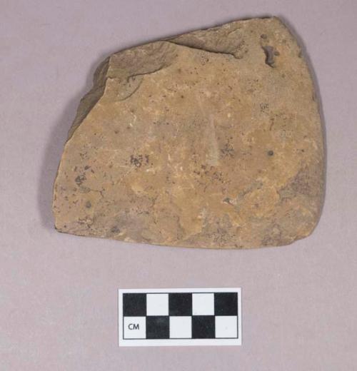 Ground stone, edged tool, axe or adze blade fragment