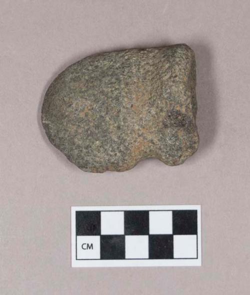 Ground stone, grooved axe, three-quarter groove