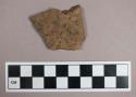 Ceramic, earthenware, undecorated body sherd