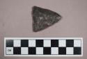 Chipped stone, triangular biface