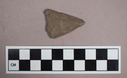 Chipped stone, triangular biface