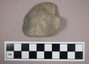 Ground stone, atlatl weight fragment