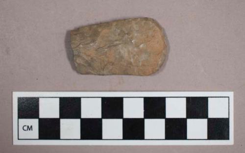 Chipped stone, biface scraper fragment