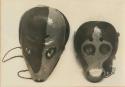 Two painted masks