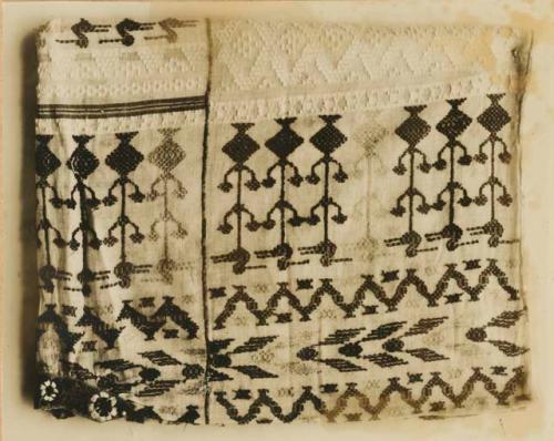 Patterned ceremonial huipil