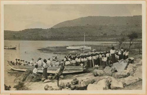 Wailing ceremony for a man who was drowned