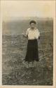 Eleanor Lothrop collecting plants