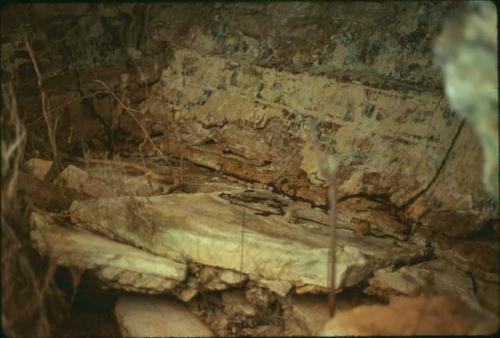 La Pasadita, showing perilous condition of vault-slabs