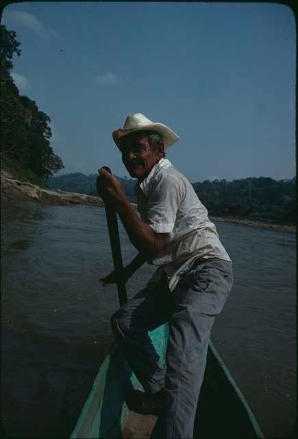 Juan de la Cruz, guardian at Yaxchilan for more than 30 yrs.