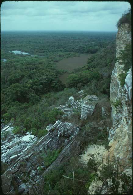 View of Buena Vista after rock fall