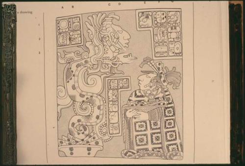 Yaxchilan, Lintel 15, drawing