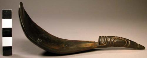 Carved horn spoons