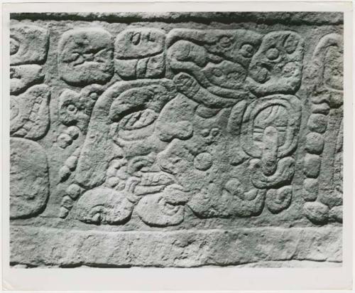 Bonampak, Stela 1, detail