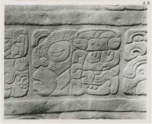 Bonampak, Stela 1, detail