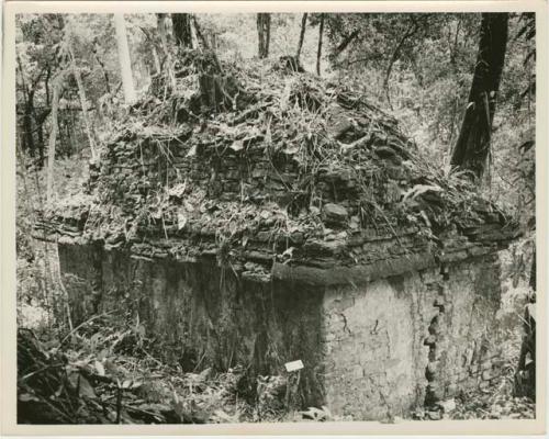 Bonampak, Structure 3, back and east end