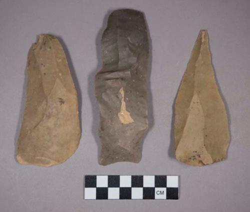 Large flint blades