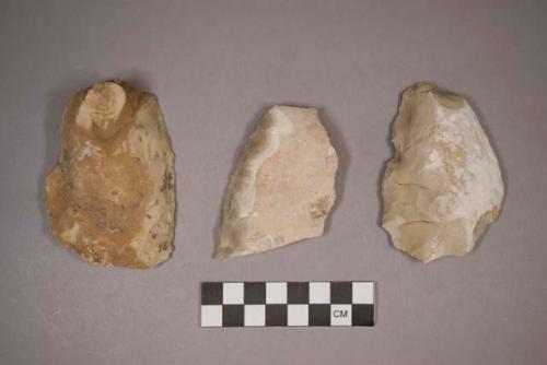 Large flint scrapers