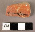 Potsherd - partially coated ware, red slip in place of "Urfirnis"