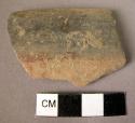 Rim potsherd - red painted ware (Wace & Thompson, 1912, Type A3#)