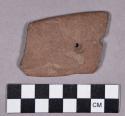 Ground stone, gorget fragment