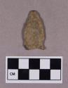 Chipped stone, projectile point, side-notched