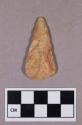 Chipped stone, projectile point, leaf-shaped