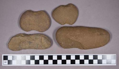 Ground stone, modified lithics, notched stones