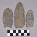 Chipped stone, bifaces, includes stemmed and lanceolate projectile points