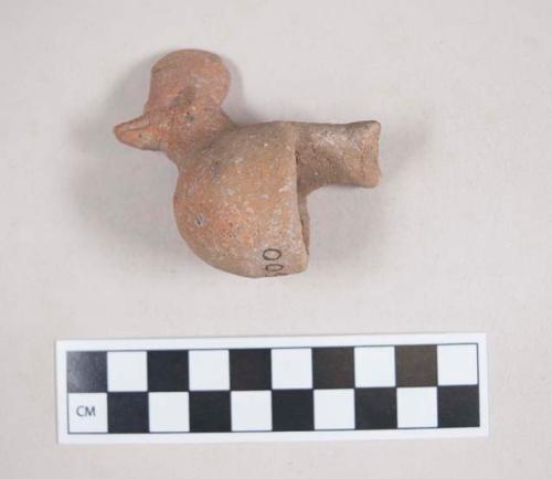 Whistle (bird effigy), pottery