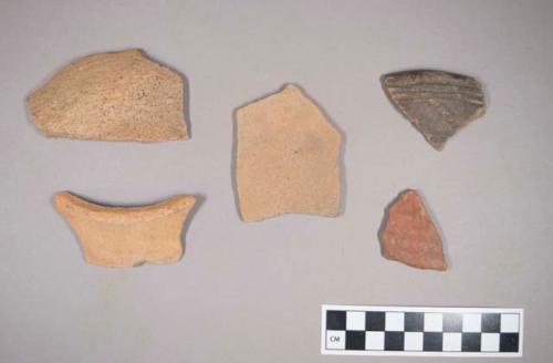 12 miscellaneous potsherds