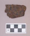 Metal, iron fragment, flat