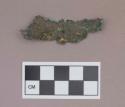 Metal, copper alloy sheet fragment