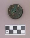 Metal, copper alloy ear spool, with possible silver plating