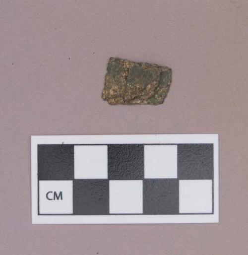 Metal, copper alloy sheet fragment