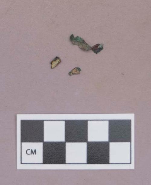 Metal, copper alloy sheet fragments