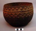 Basketry cooking bowl.