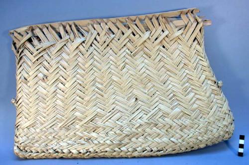 Bags, woven of palm fronds with narrow openings