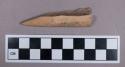 Bone, utilized, smoothed, and pointed fragment