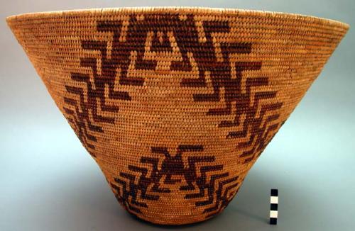 Basket, naupai (quail tips) design
