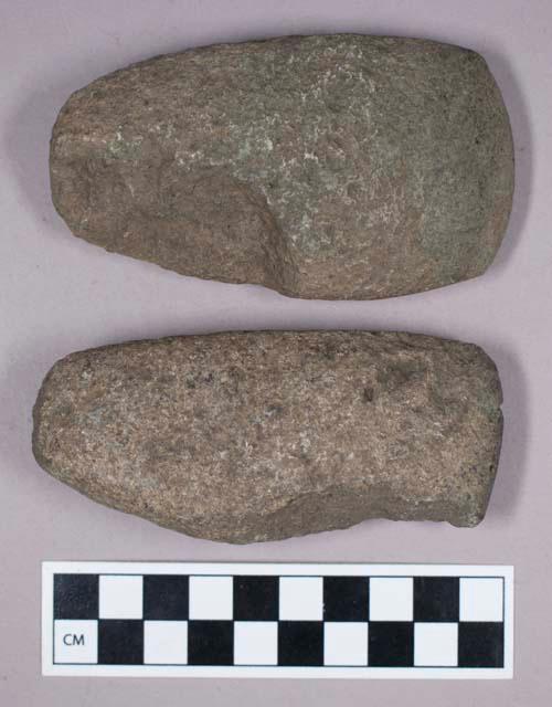 Ground stone, broken celts