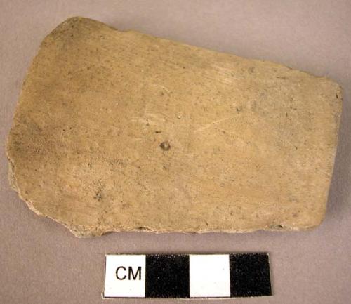 Rim potsherd - buff, unslipped with very low burnish (Wace & Thompson, 1912, Typ