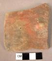 Slipped and burnished potsherd with knob (Wace & Thompson, 1912, Types A1 or B1)