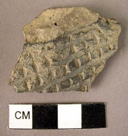 2 potsherds - incised (Wace & Thompson, 1912, Type B2 - possibly #2)