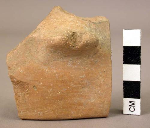 Rim potsherd, showing lug and tab; rim potsherd showing lug; neck sherd - monoch