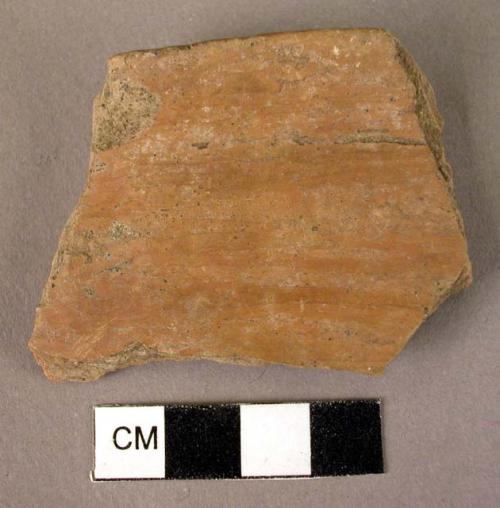 Rim potsherd, pattern burnish (Wace & Thompson, 1912, Type B)