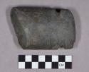 Ground stone, notched axe