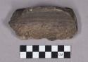 Ceramic, earthenware base sherd, undecorated