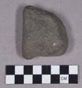 Ground stone, fragment, eared, possible axe base