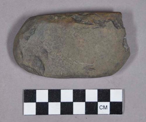 Ground stone, adze, fragmented blade