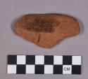 Ceramic, earthenware body sherd, undecorated